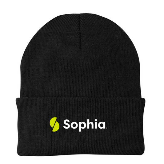 SOPHIA Knit Cap - Black